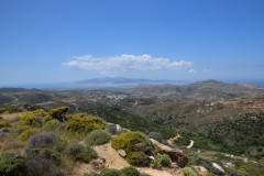 Paros vu d u haut de Naxos